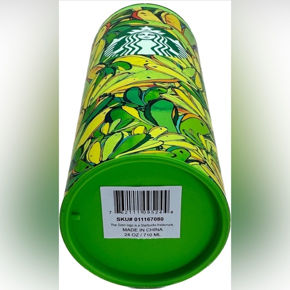 Starbucks X FARM RIO Limited Edition 24 Oz Cold Beverage Tumbler with Straw NWT - Picture 6 of 10